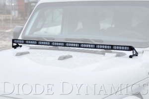 Jeep Gladiator LED Light Bar - Hood - Diode Dynamics - SS50 Stage Series - White - `18-`21 Jeep Gladiator LED Light Bar - Hood - Diode Dynamics - SS50 Stage Series - White - `18-`21